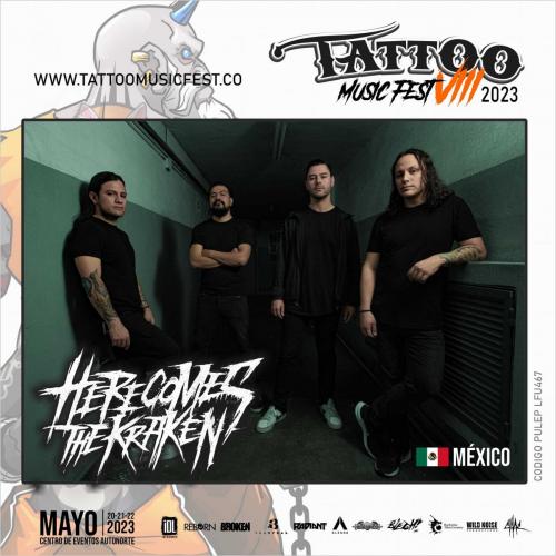 Here Comes The Kraken tattoo musicfest 2023